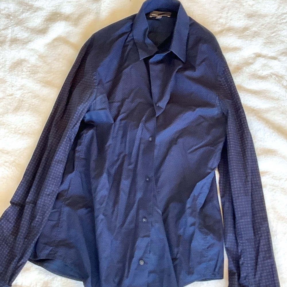Vince blue dress shirt
